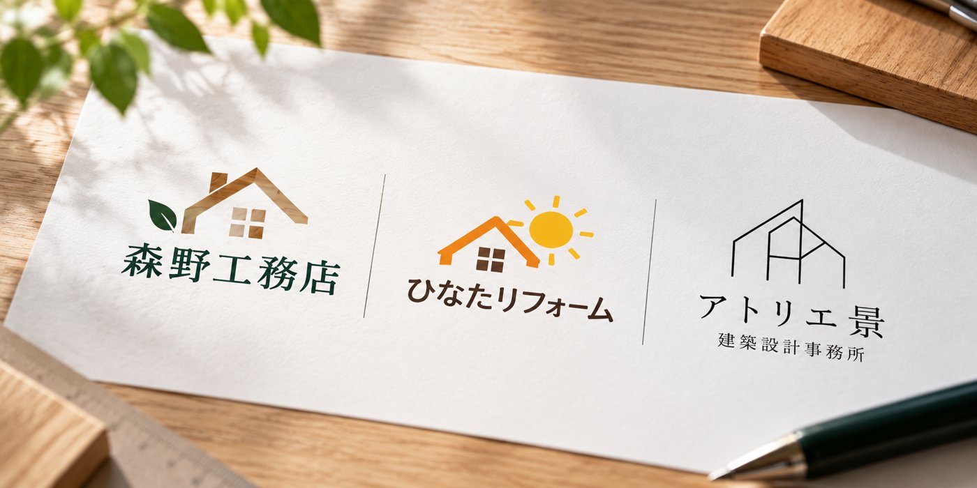 ロゴの制作例（架空の会社）